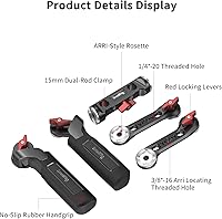 Vista 5 de SMALLRIG Kit de mango de roseta con brazo de extensión de roseta para soporte de plataforma de hombro de cámara - 2002
