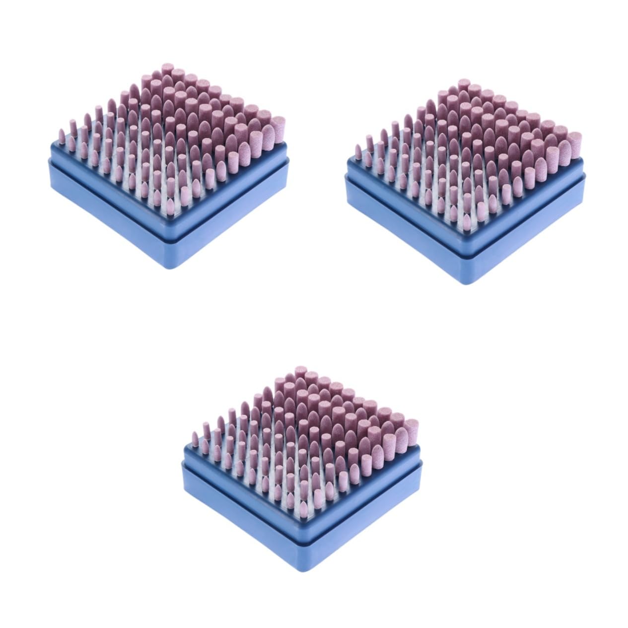 iplusmile 300 Pcs Abrasive Mandrel Rotary Drill Bit Converter Mounted Points Grinding Abrasive Mounted Point Rotary Drill Bit Adapter Mounted Stone Grinding Wheel Abrasive Mounted Stone