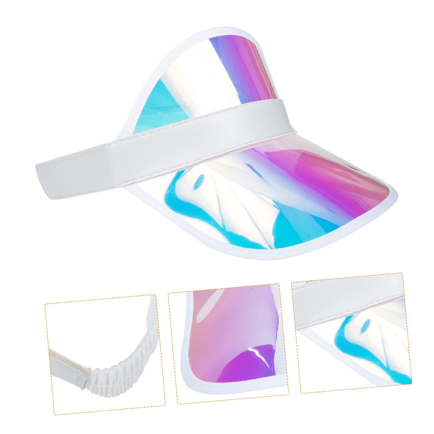 Viseras para el Sol de ala Ancha para Niñas minkissy Sombreros de Viaje de Neón