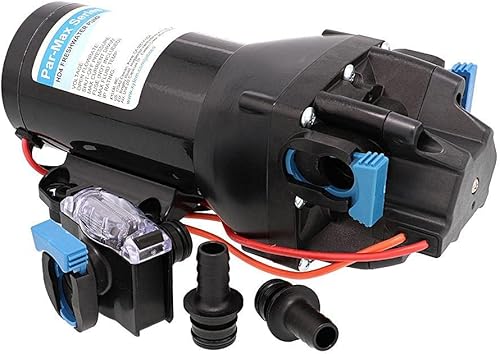 Jabsco Q402J-118S-3A, ParMax HD4-24V 4GPM 60PSI Bomba de suministro de agua dulce resistente