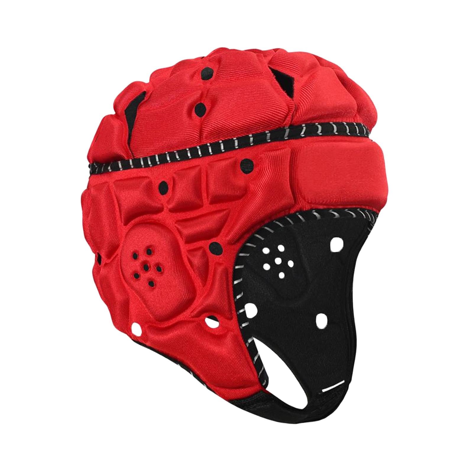 Rugby Casco Infantil con Protección Almohadilla Ligera Y Visibilidad Mejorada Elaborado en Poliéster Y Espuma Adecuado para Actividades Depor