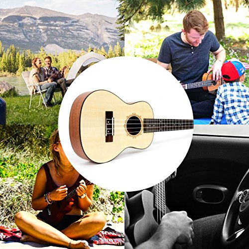 Kmise UKULELE-UK-24B Concert Ukulele,Solid Sprucetop 24 Inch Ukelele thumb #6