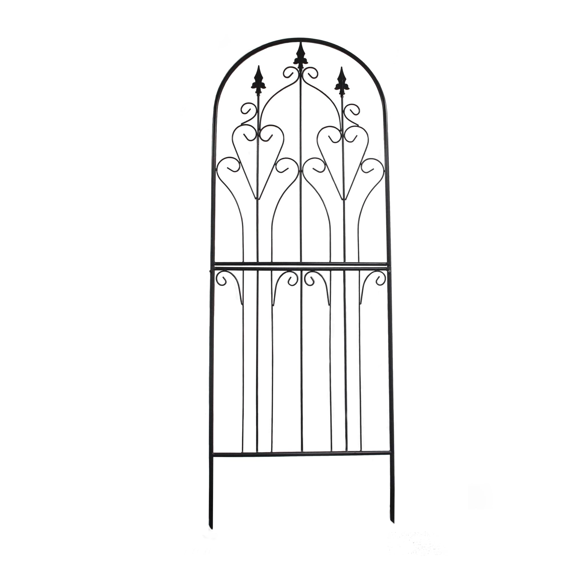 Garden Treillis 180 cm x 65 cm x 1,6 cm Métal Matériau de Haute Qualité Résistant à la Rouille Structure pour Plantes Grimpantes Vignes Fleurs Élégant Jardin Rosiers Vignes