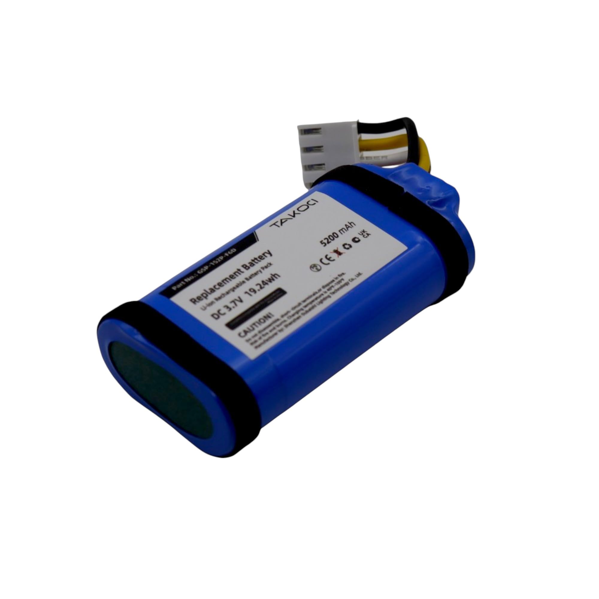 TAWUZUOR Replacement Battery Compatible with Flip 6, JBLFLIP6BLUAM, JBLFLIP6REDAM 3.7V/5200mAh