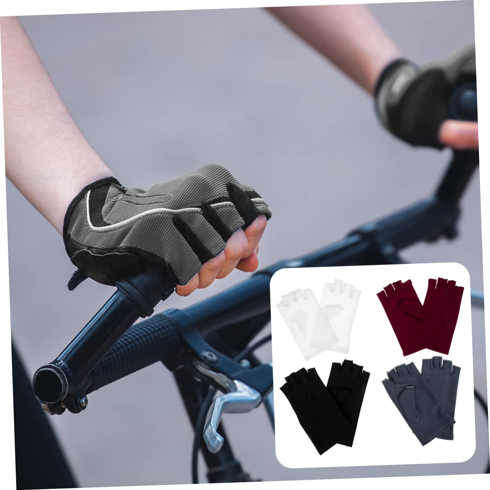 SHERCHPRY guanti di protezione solare guanti da corsa portacanne inox guanti da trekking le affidabili gloves guanti fitness guanti da guida da donna coperture delle spandex