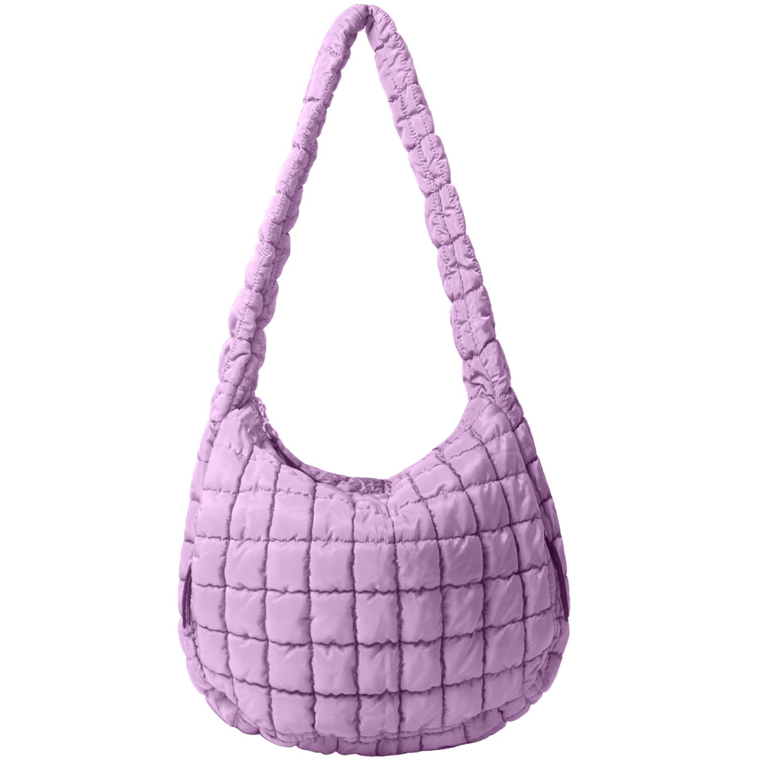 Puffer Tote Bag Large Puffy Tote Bag Quilted Tote Bag Soft Quilted Crossbody Bag Carryall Hobo Handbags for Women Girl