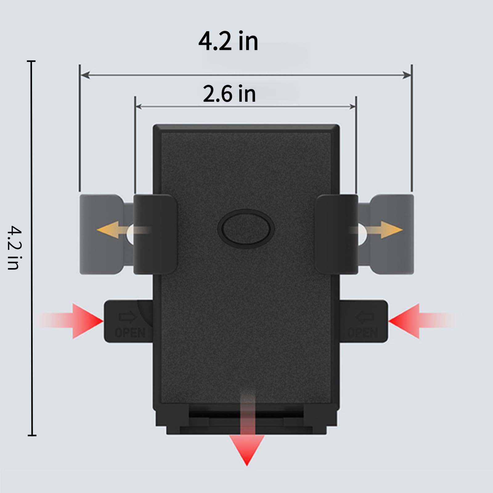 Support de téléphone universel pour moto et vélo, réglable pour vélo, scooter, VTT, vélo électrique, moto tout-terrain, verrouillage/libération rapide, rotation à 360°, amortisseur de