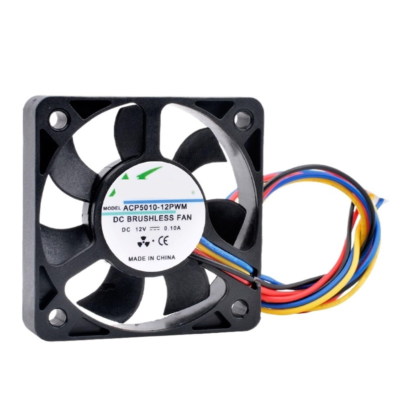 JJKKOZVQF 5010-12PWM 5cm 50mm fan 50x50x10mm 5010 DC12V 0.10A 4pin Cooling fan