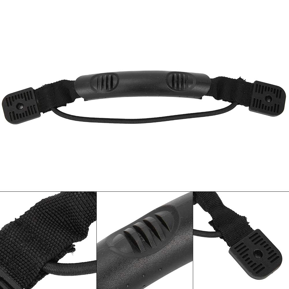 Poignées De Transport Kayak Nylon - Lot De 2 Avec Vis - Pour Canoë, Bateau - 10cm, Noir