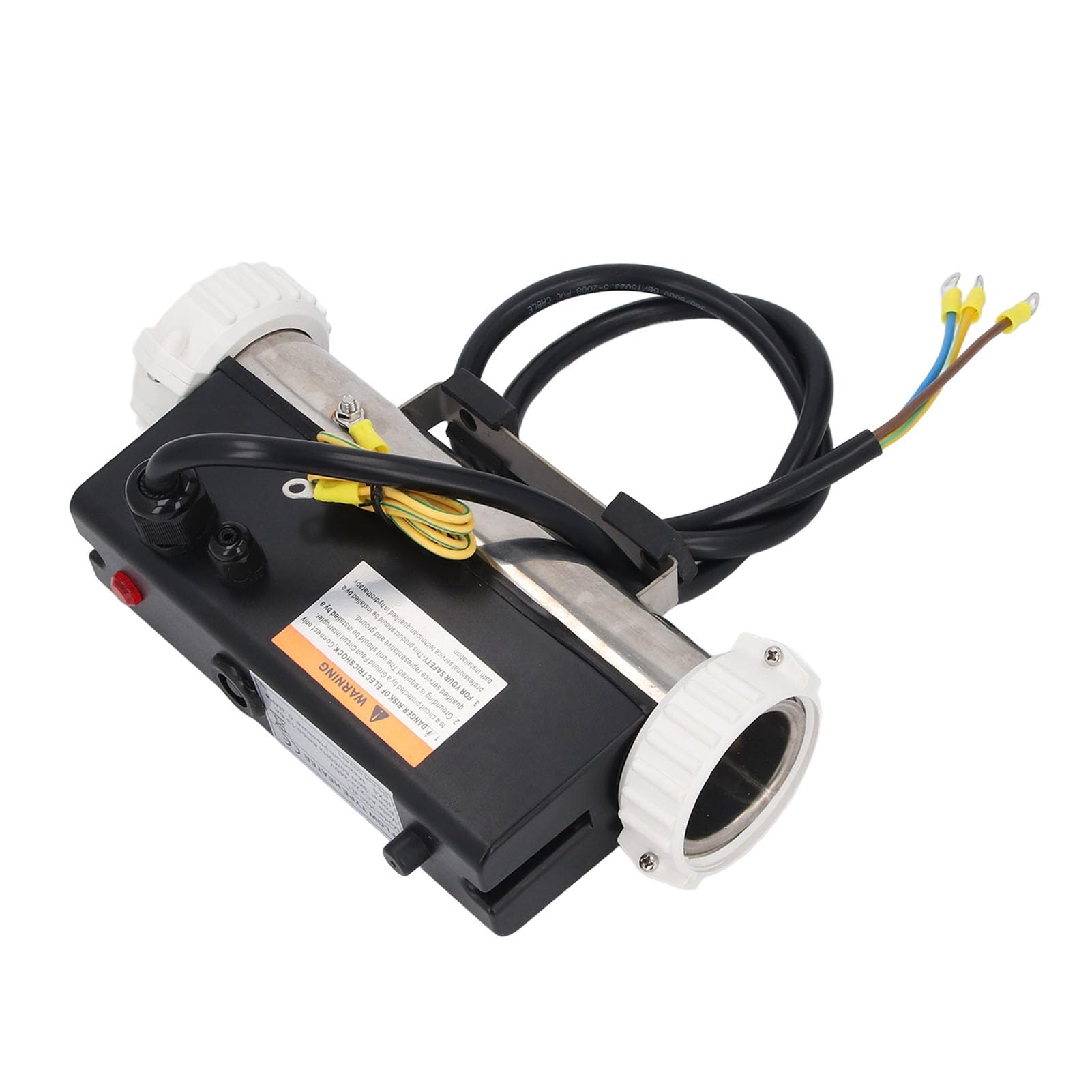 Dpofirs Calentador Eléctrico para Piscina de SPA, Termostato de Calentador de Agua con Control Preciso de Temperatura y Protector de Alta Temperatura, para Bañera de Hidromasaje, Piscina, Cableado,
