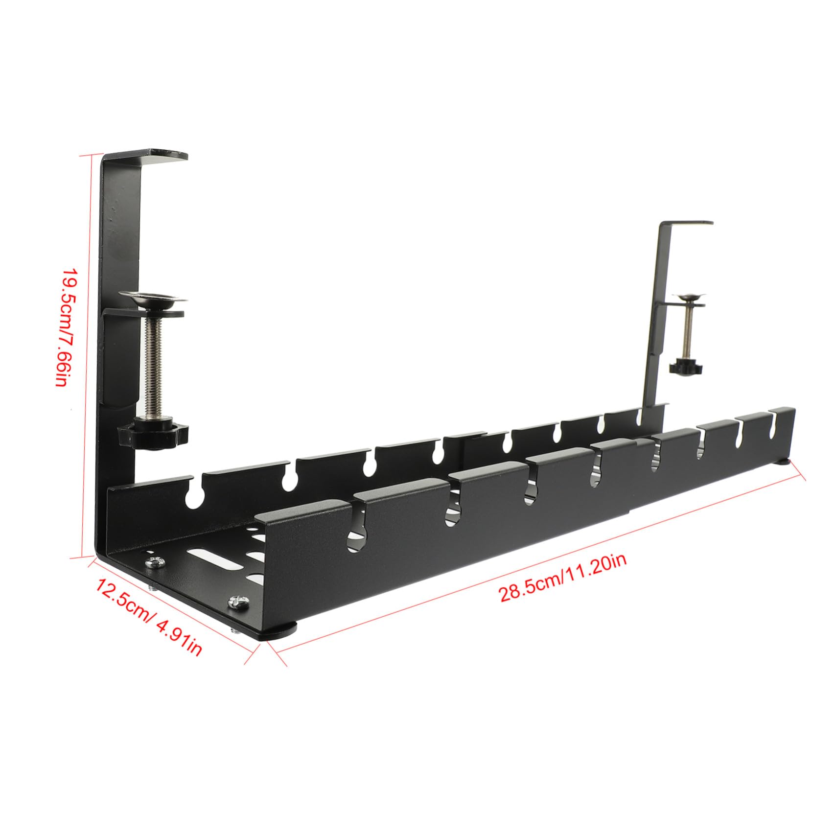 Artibetter Untertisch Kabelmanagement Tray Verstellbarer Kabelorganizer Für Schreibtisch Platzsparender Kabelhalter Für Büro Und Homeoffice Einfache Installation
