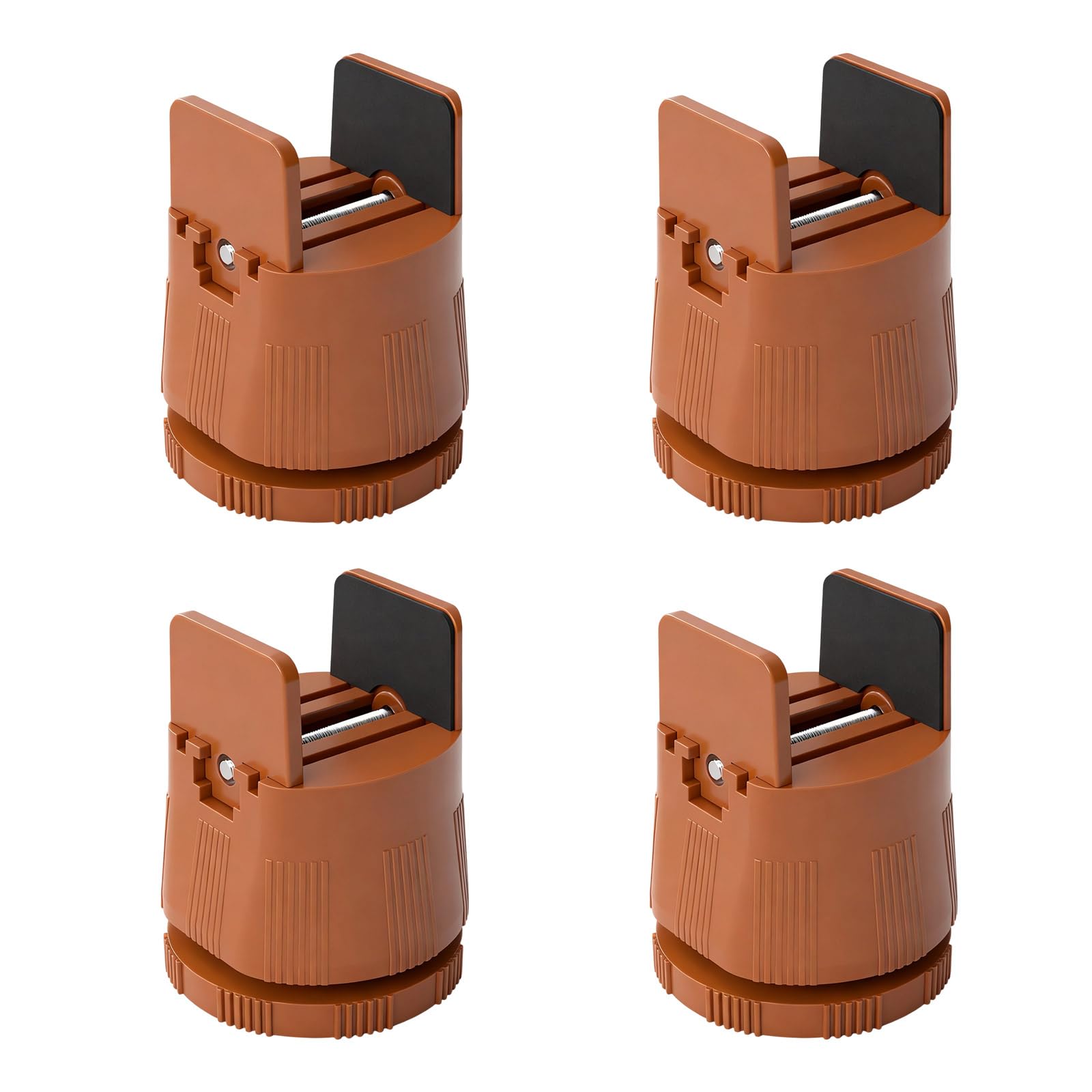 4Pcs Furniture Heightening Foot Pad Chair Foot Protections Pad Adjustable Furniture Chair Feet Risers with Clamp Heightening