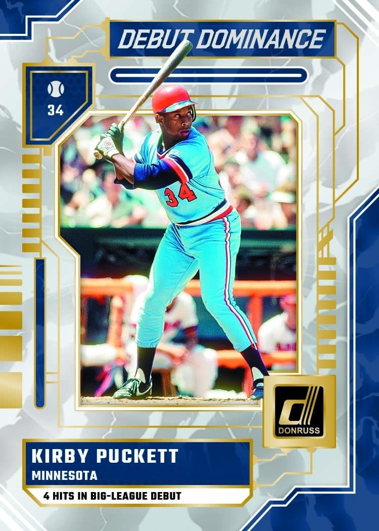 Panini 2025 Donruss Baseball Hobby Trading Card Box (Three Autographs or Memorabilia Cards Per Box)