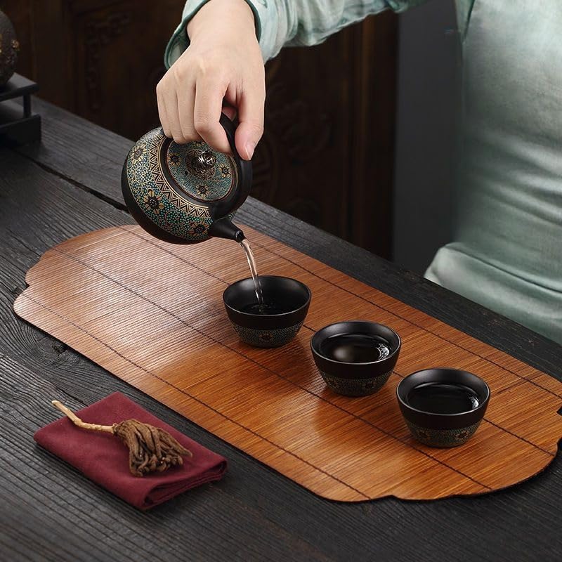 Chemin de table antidérapant résistant à la chaleur napperon imperméable lavable