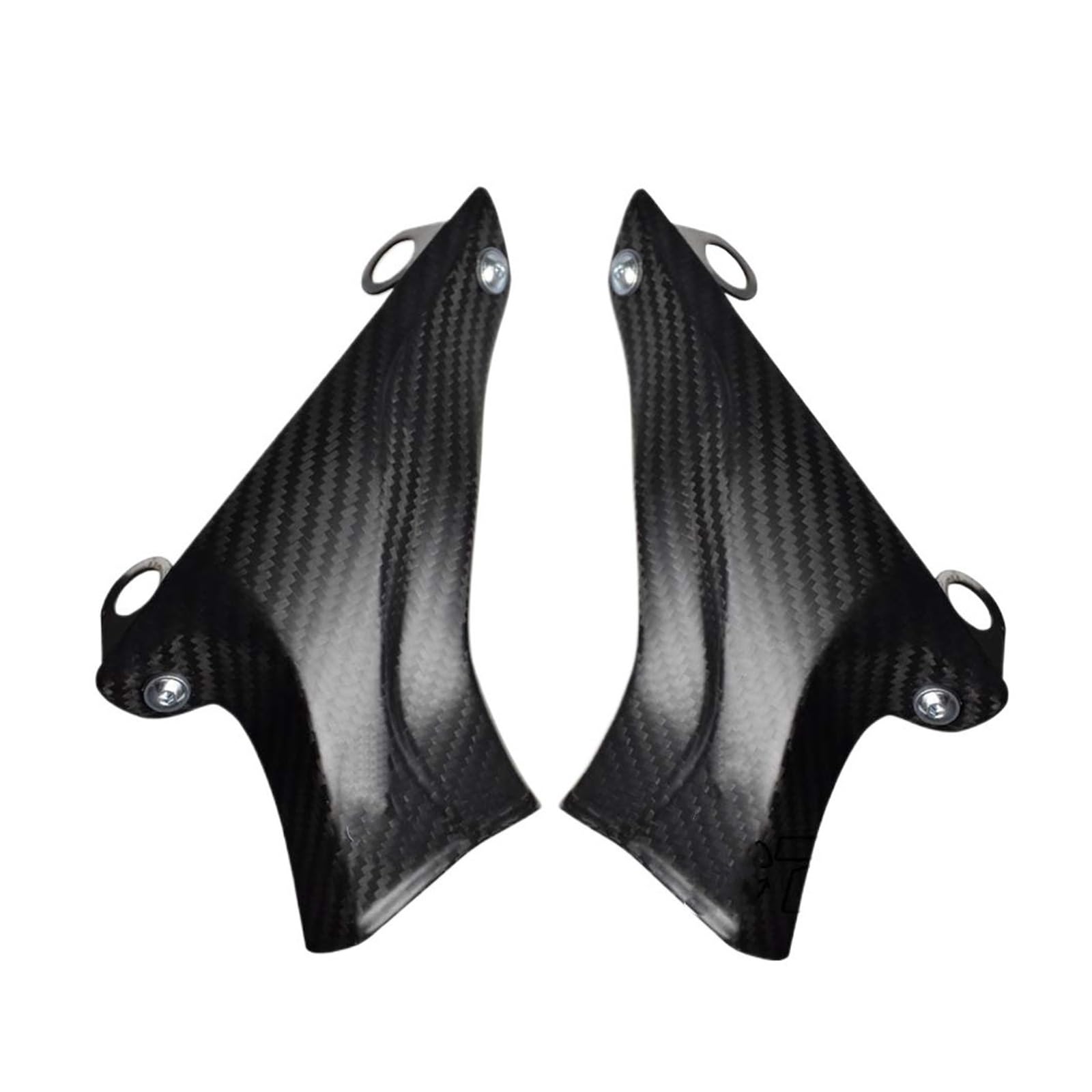 Condotto aria moto Per Ducati Streetfighter V2 V4 848 1098 S Raffreddatore pinza freno