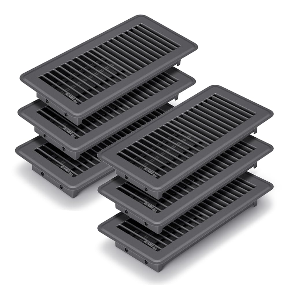 Grille d aeration de sol acier bouche de ventilation 10x25