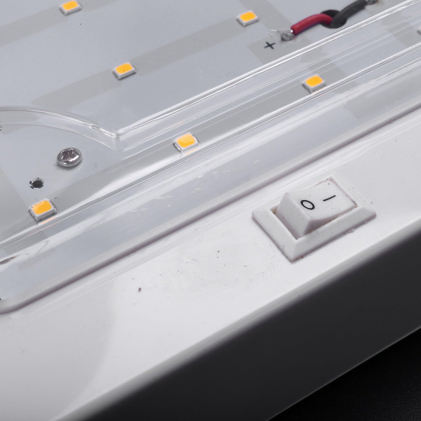 5X Caravane de Voiture 9W 12V RV Une Mené la Lampe IntéRieure de Plafonnier de Toit de Lumière IntéRieure de Lumière Chaude
