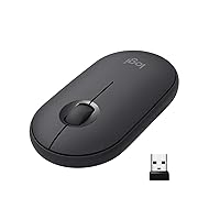 Logitech Pebble Mouse wireless con Bluetooth o ricevitore da 2,4 GHz