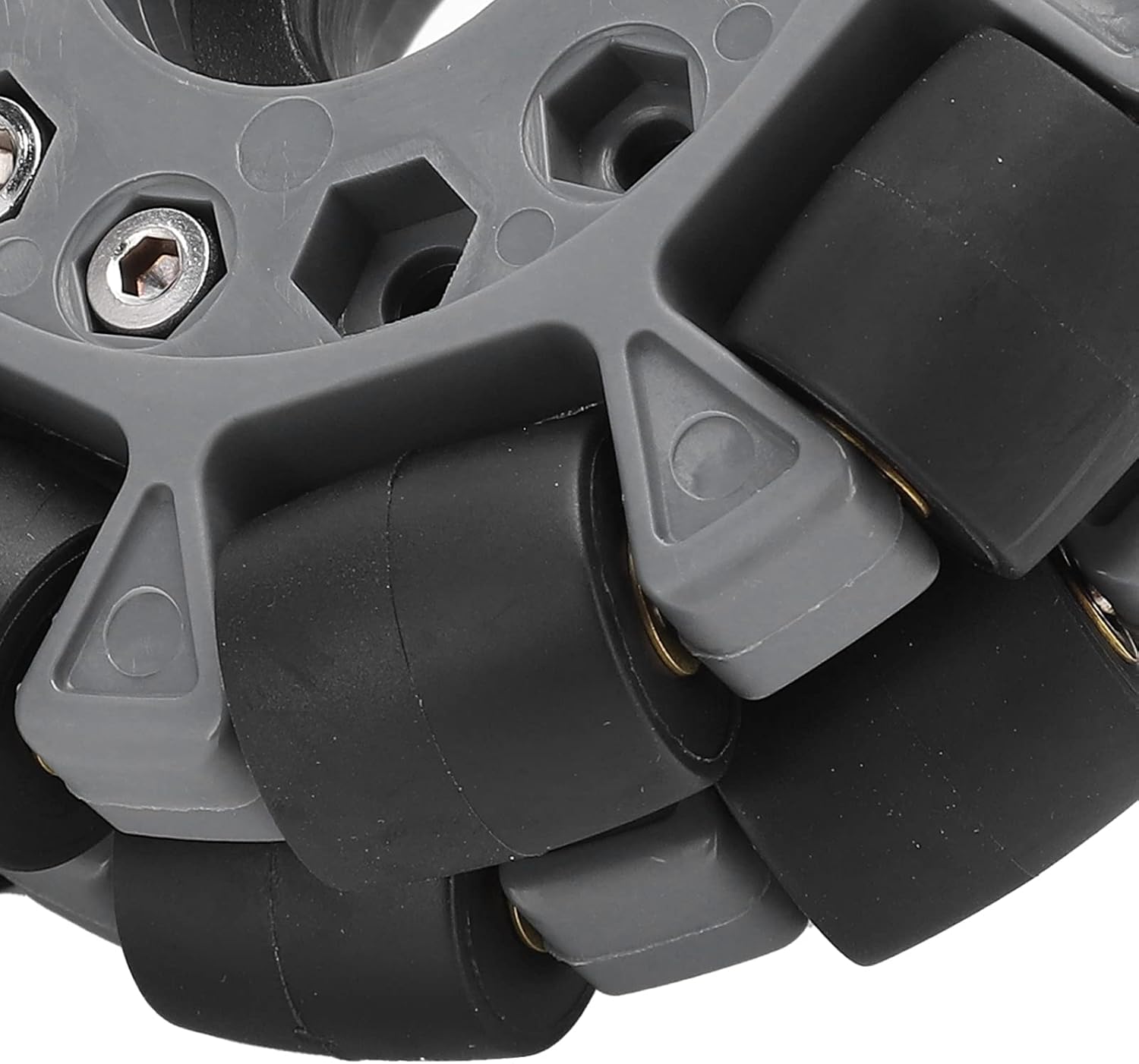 Omni Wheel for Robot, Loading 20KG Directional 360° Rotation Plastic Omni Wheel for Robotic Kit 14049