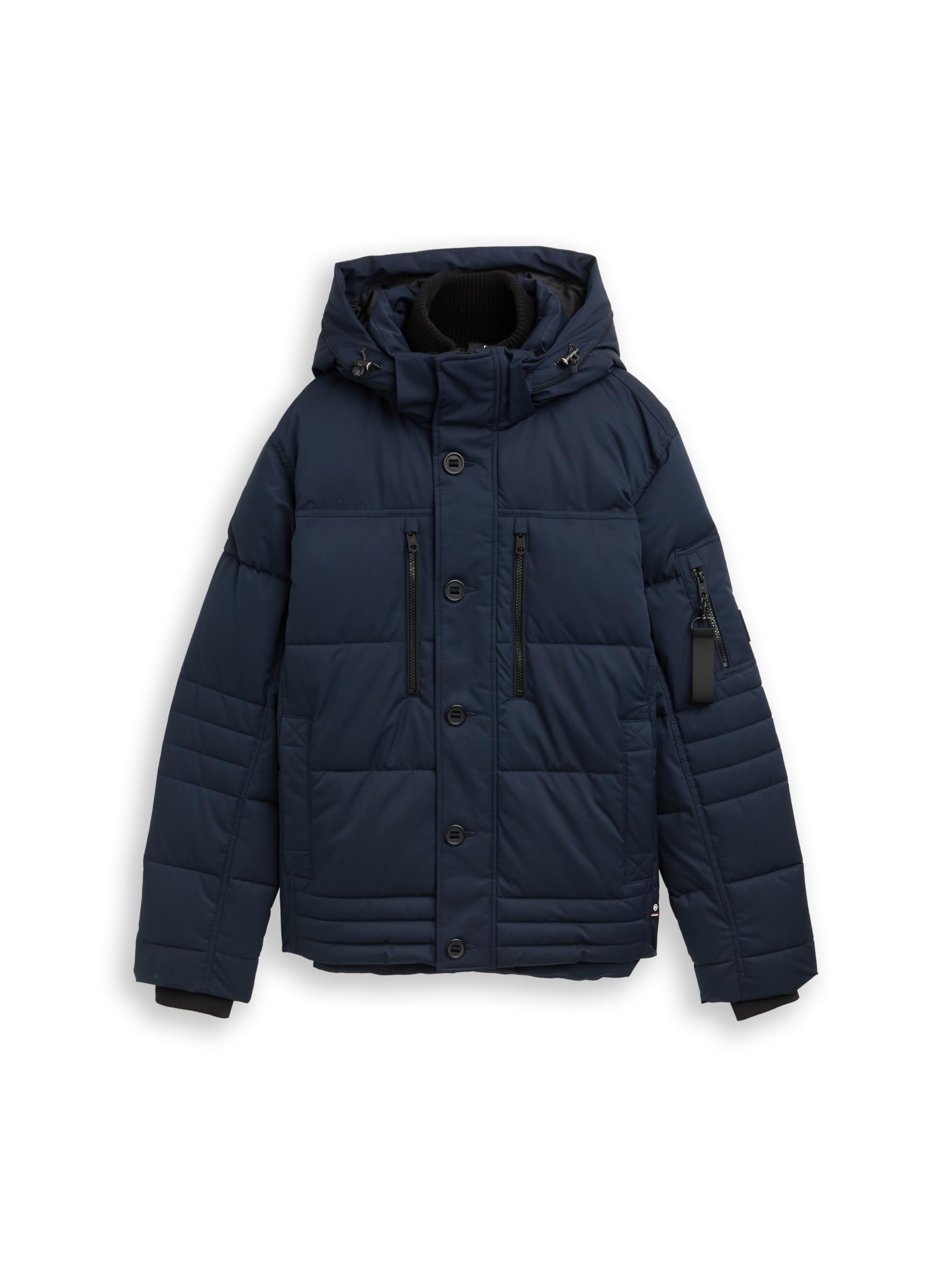 TOM TAILOR Kurtka męska 1046971, 10668-Sky Captain Blue, L, 10668 - Sky Captain Blue, L