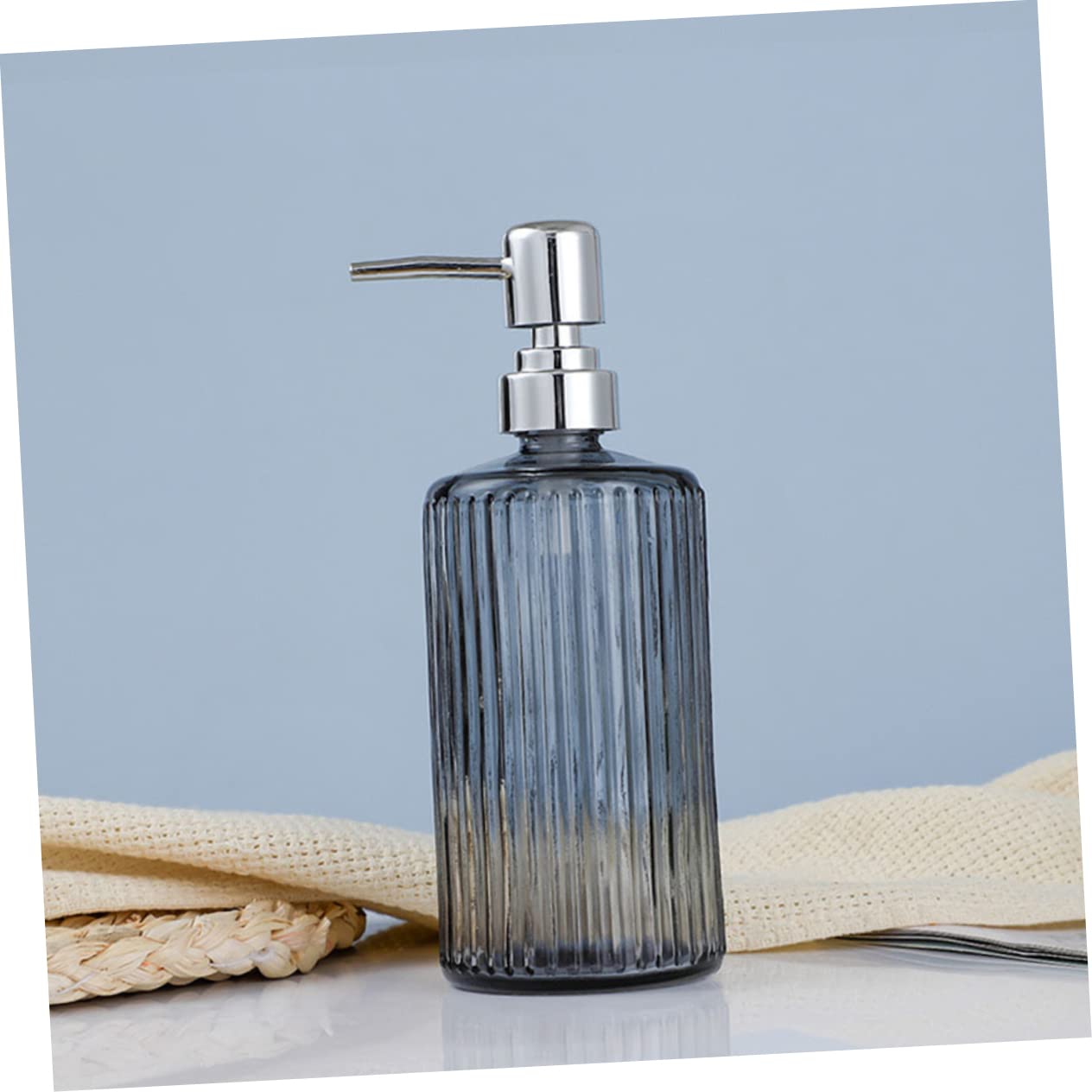 3 Stück Glas Pumpflaschen 500ml Nachfüllbare Shampoo Spenderflaschen für Reise und Hotel Langlebig und Wiederverwendbar