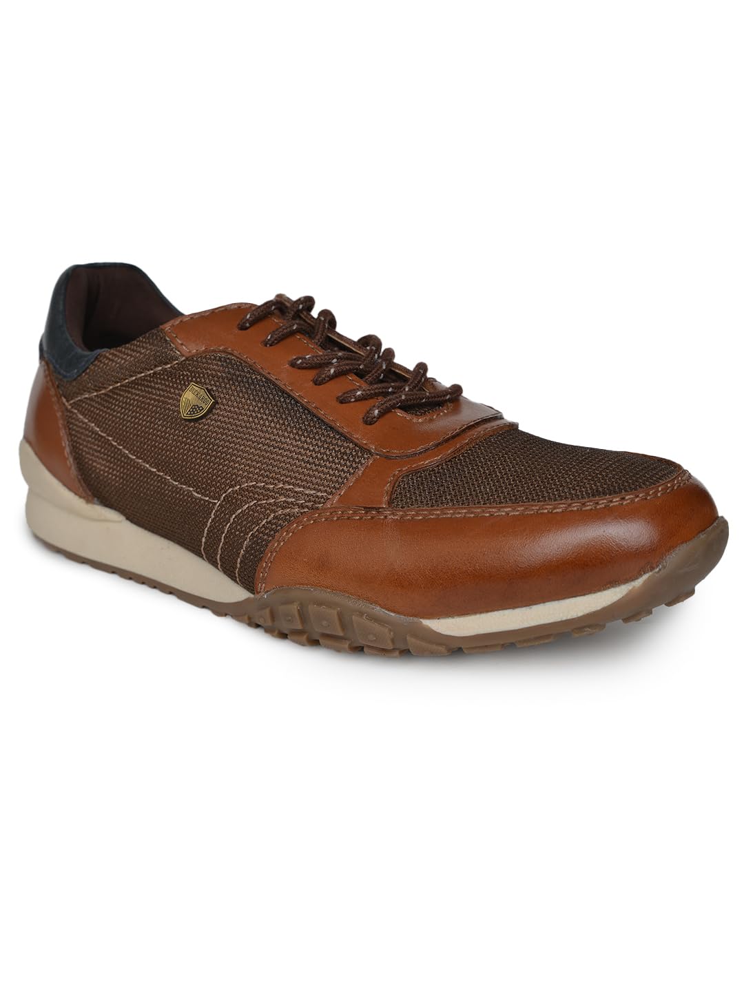 Buckaroo Teodoro Natural Leather + Fabric Tan Casual Shoes for Mens: Size UK 8 (B0CH8N5JVL) Amazon Price History, Amazon Price Tracker