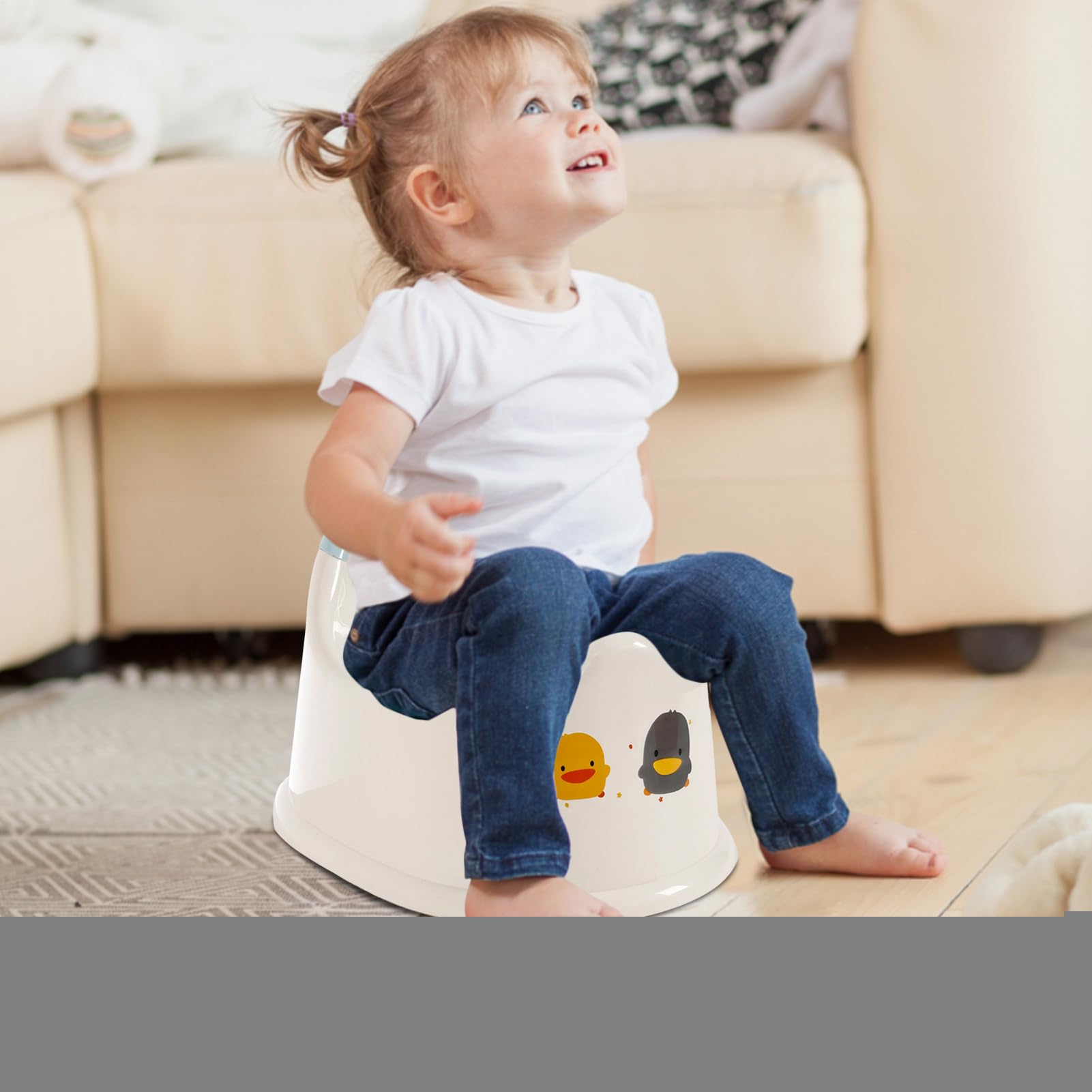 Orinal Infantil de Entrenamiento Asiento De Entrenamiento Portátil | Orinal Infantil para Bebés y Guardería para Bebés, Niños y Niñas, Viajes, Camping, Coche, Hogar,