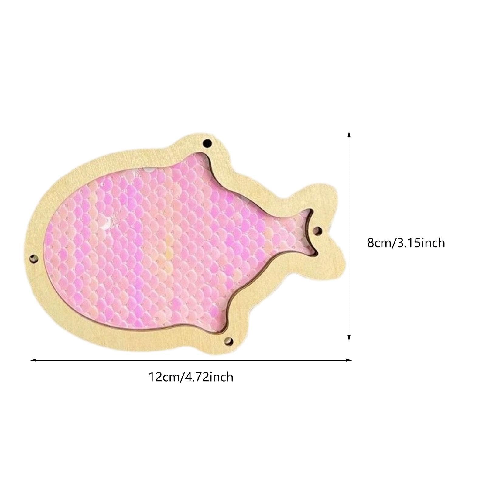 6X Fai da Te Bordo Occupato Parte Giocattolo Sensoriale Pesce Paillettes Materiale Fai da Te Bordo Sensoriale Giocattolo per Bambini Ragazz