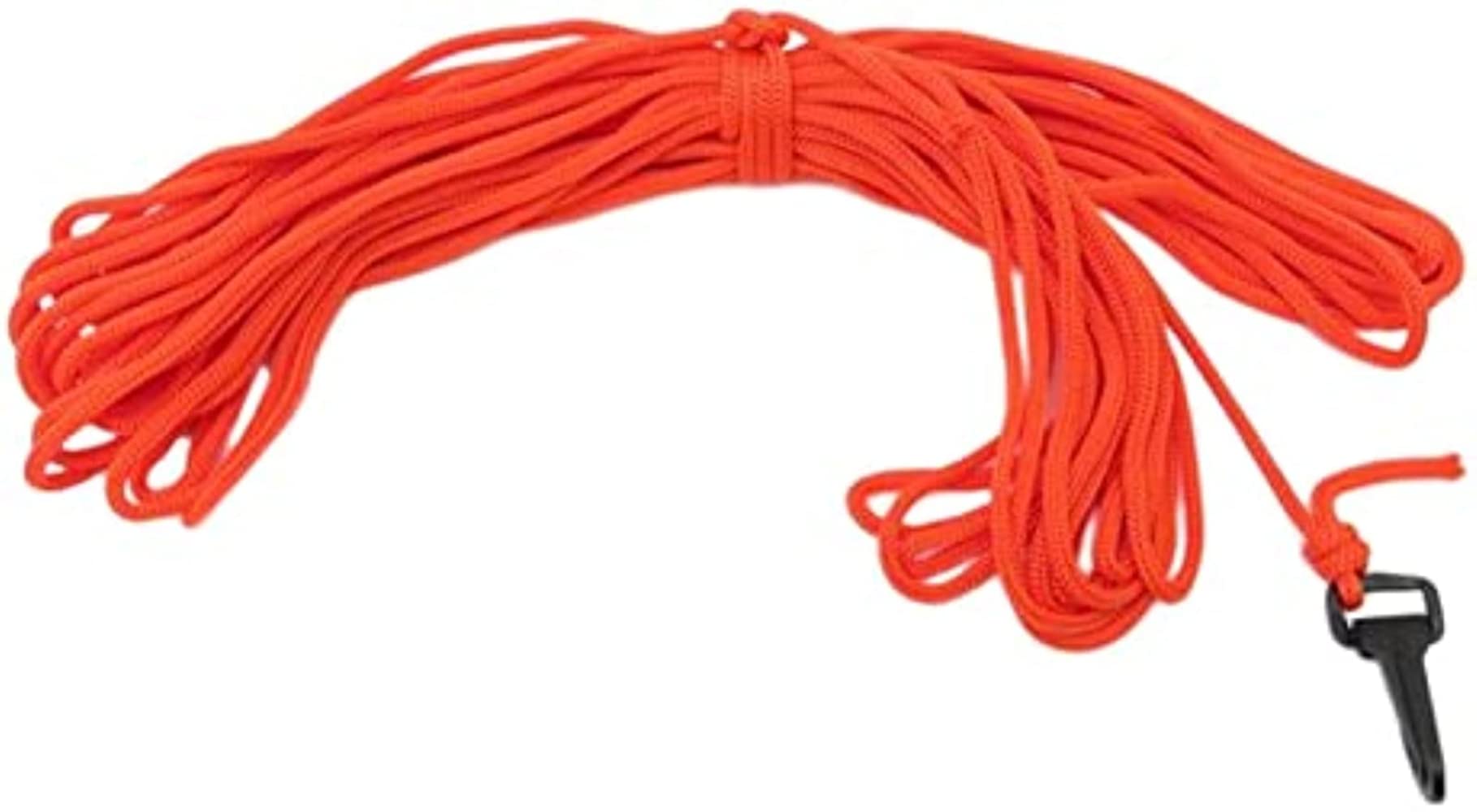 Cuerda flotante de boya portátil de poliéster naranja de 76 pies, cuerda flotante para buceo, accesorios de pesca submarina