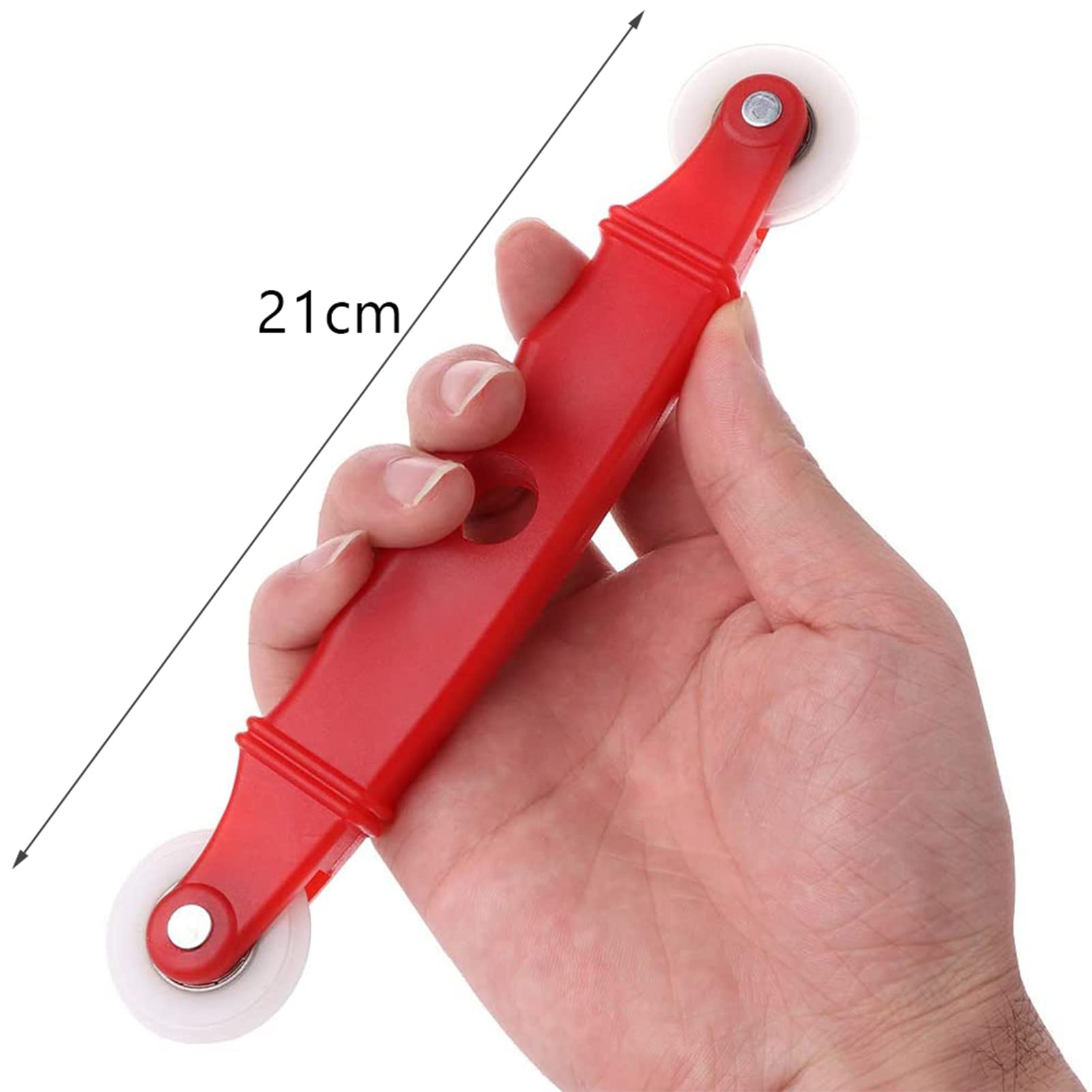 AILOOCEDI Nylon Handle Spline Roller Rolling Tool, Wear Resisting Wheel, Easy Gauze Replacement, Changing Gauze Pleasure, Fits Below 4mm Adhesive Tape