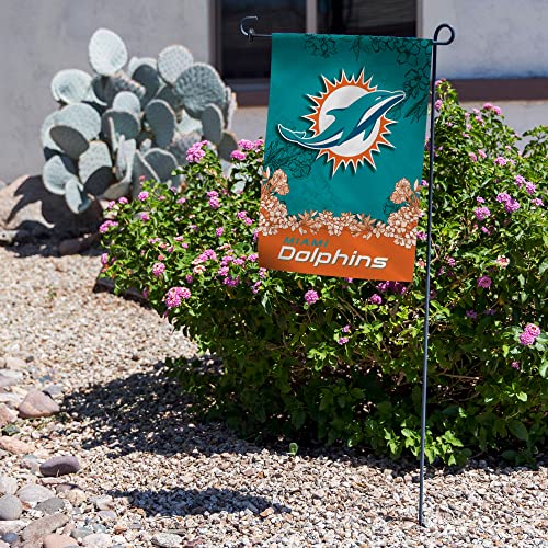 Image of Rico Industries NFL Standard /Primary 13 inch x 18 inch Double Sided Garden Flag - Great Gift for Men, Women, & Fans