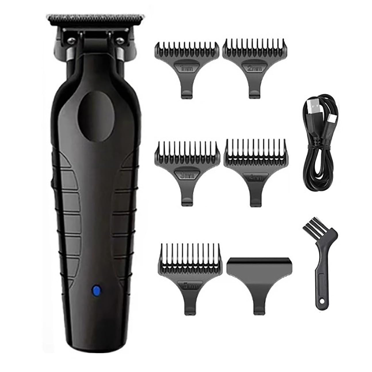 Tagliacapelli professionale, tagliacapelli senza fili da barbiere 0 mm Zero Gapped Carving Clipper Professionale Elettrico Finitura Tagliatrice