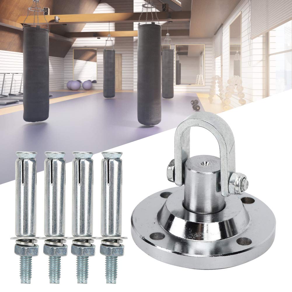 Natudeco Sandbag Buckle Boxing Sandbag Rotating Steel Buckle Hook Roof Swing Hanging Chair Fixed Plate Buckles for Fitness Equipment Accessory