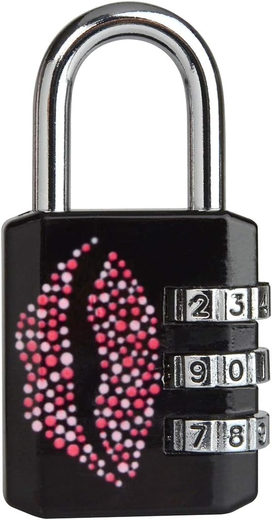 Master Lock 1509EURDROCK Rock Combination Lock 6.2 x 3.2 x 1.4 cm Black and Red