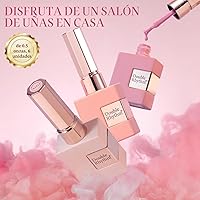 Vista 9 de Double Rhythm Juego de 6 piezas de 15 ml de esmalte de uñas en gel, mismo color, misma botella, kit de esmalte de uñas semipermanente, arte de uñas
