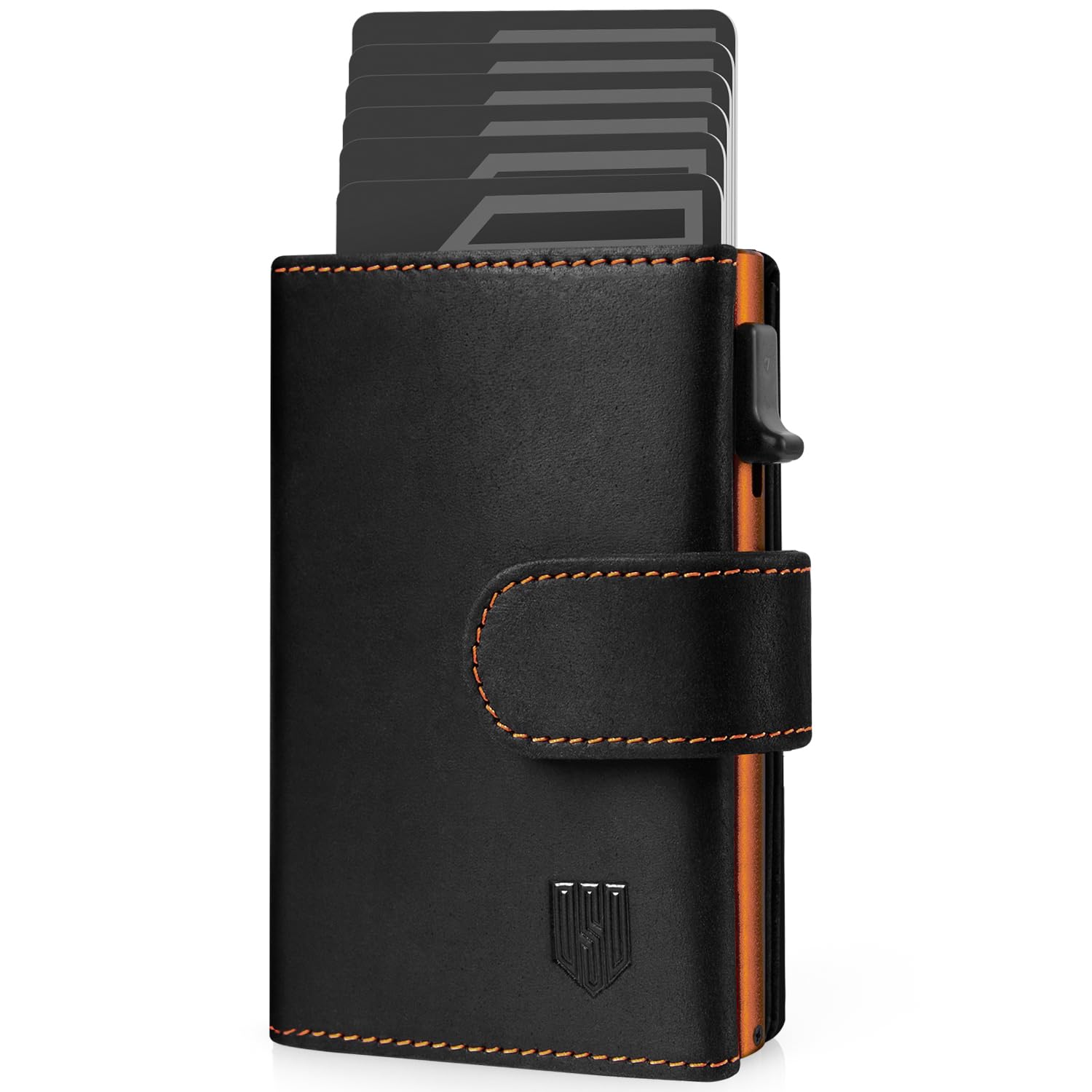 DODENSHA Slim Wallet mit Münzfach I Kartenetui I Kreditkarte