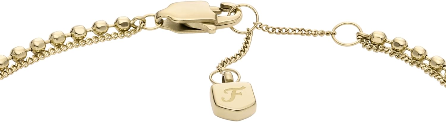 Fossil Women's Stainless Steel Chain Bracelet