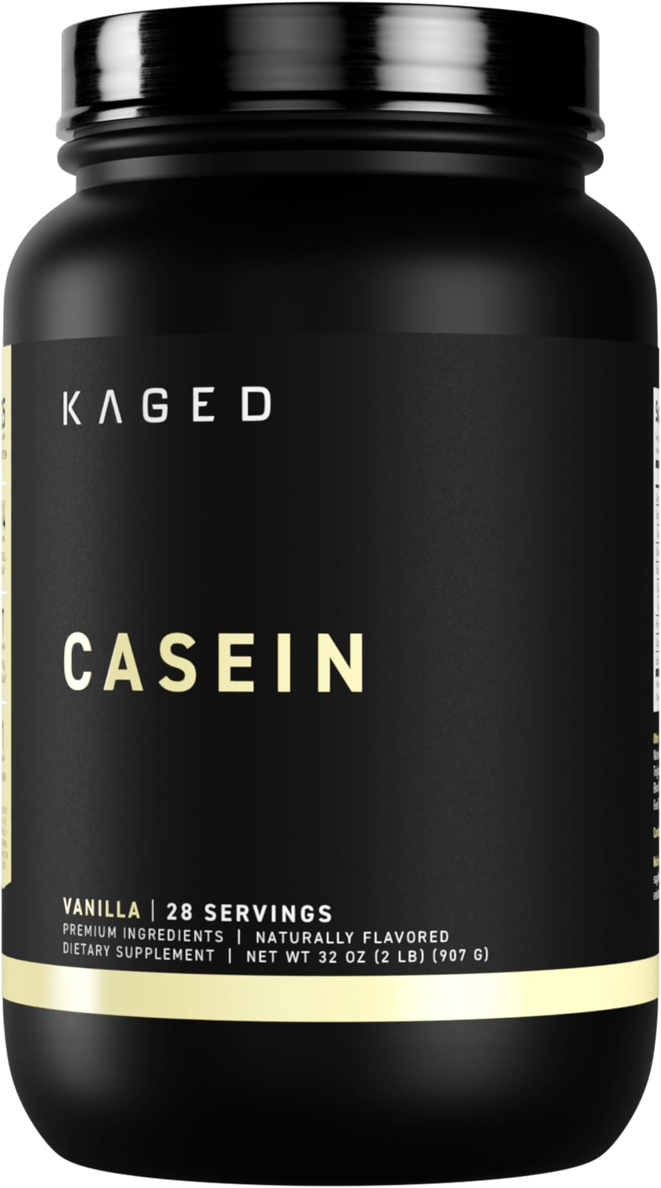 Premium Casein Protein Powder | Vanilla | Micellar Casein | Banned-Substance Free Supplement, Build Muscle, Recover Faster | Kasein | 28 Servings