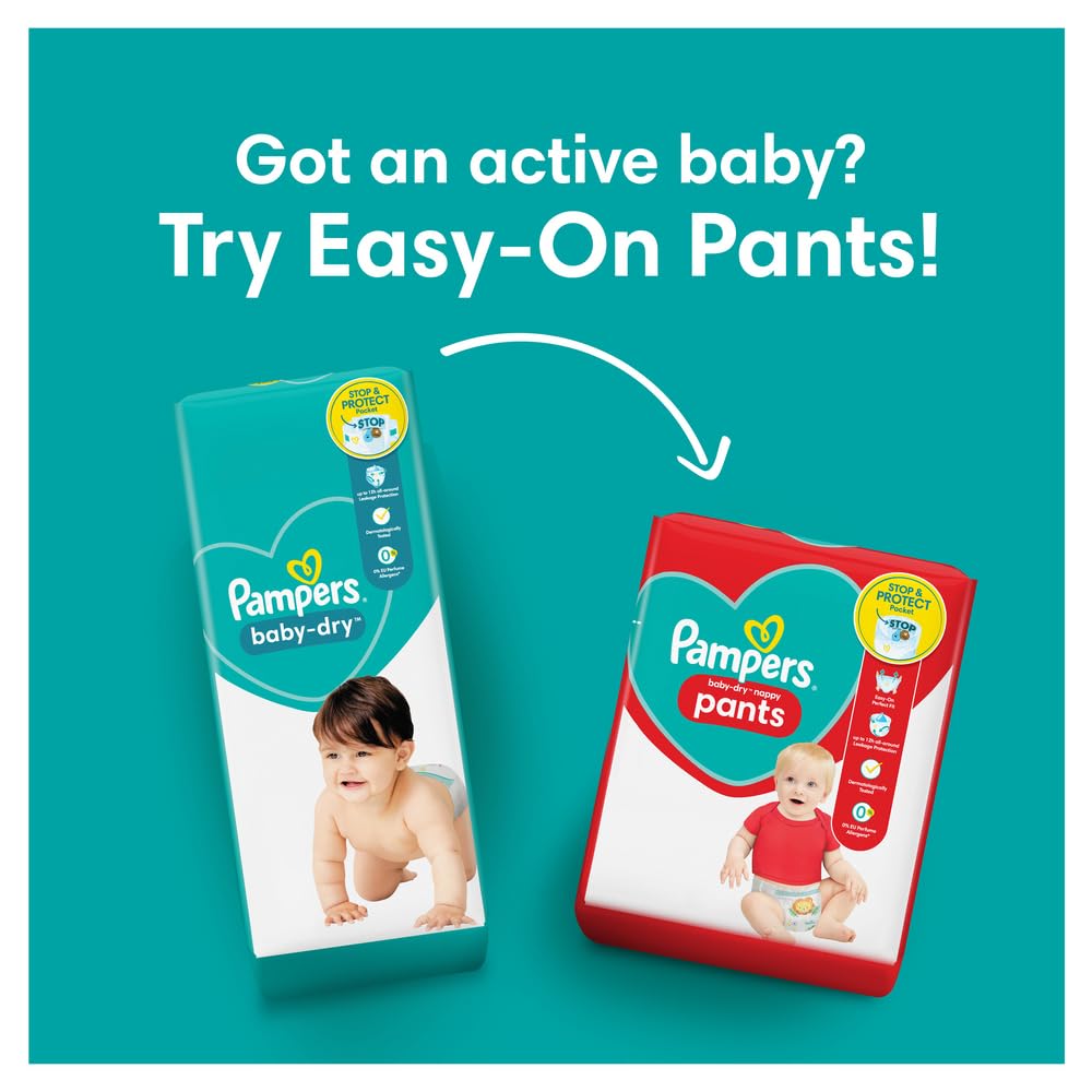 Pampers Pieluchy Niemowlęce, rozmiar 3, 6-10 kg, pudełko miesięczne, 198 pieluch
