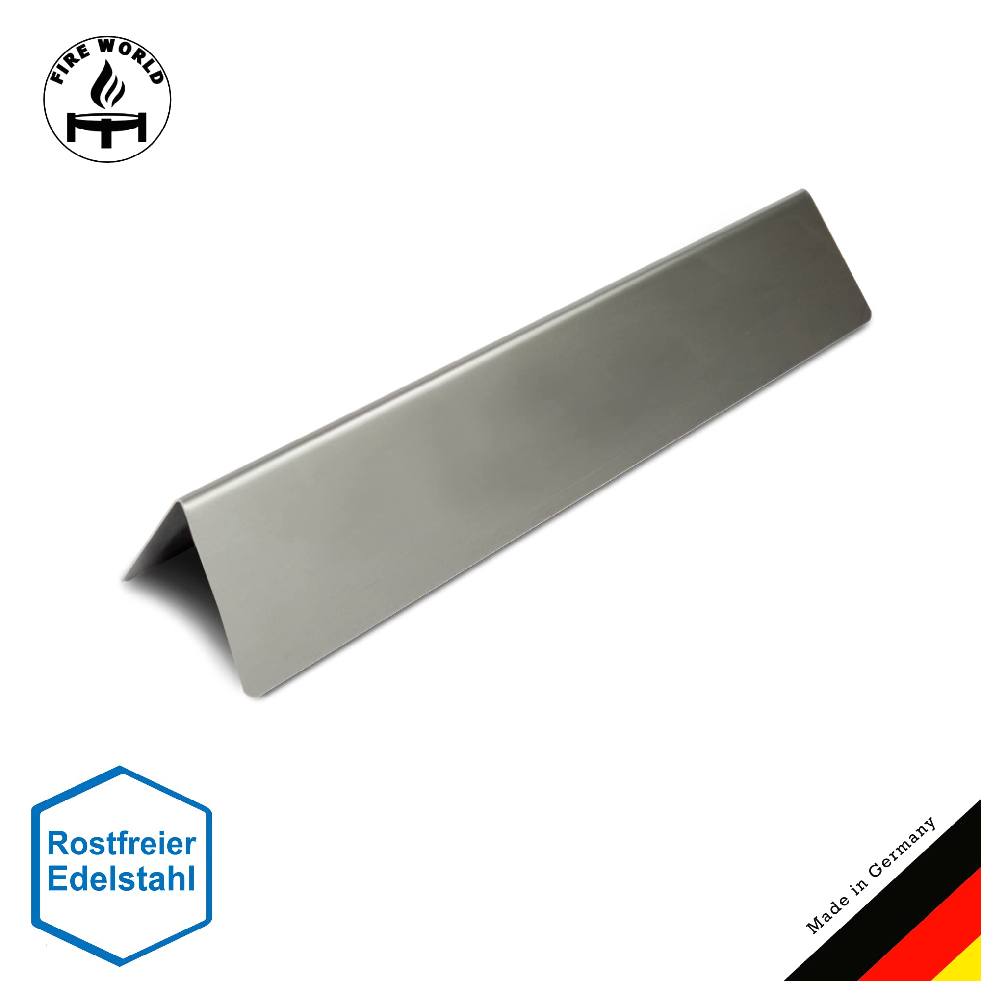 Fire World Barres Flavorizer 7635 pour Weber Spirit E210 S210 E220 S220 (avec Bouton Avant), Pièce de Rechange de Plaque Chauffante Acier Inoxydable pour Weber Spirit 200 210 220