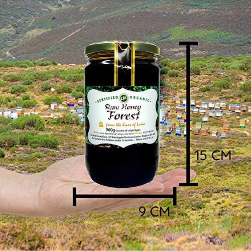 Luisa's Rauwe Biologische Bos Honing 960g/Premium Kwaliteit Wilderness Boom Honing/Pure, Antibacterieel, Koud geperst… - Image 3