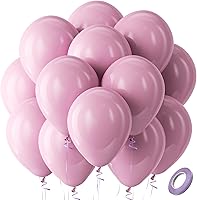 Vista 142 de Bezente - Globos de 18 pulgadas grandes y gruesos de látex redondos para cumpleaños, despedidas de soltera, revelación de género y bodas, rosa, 30