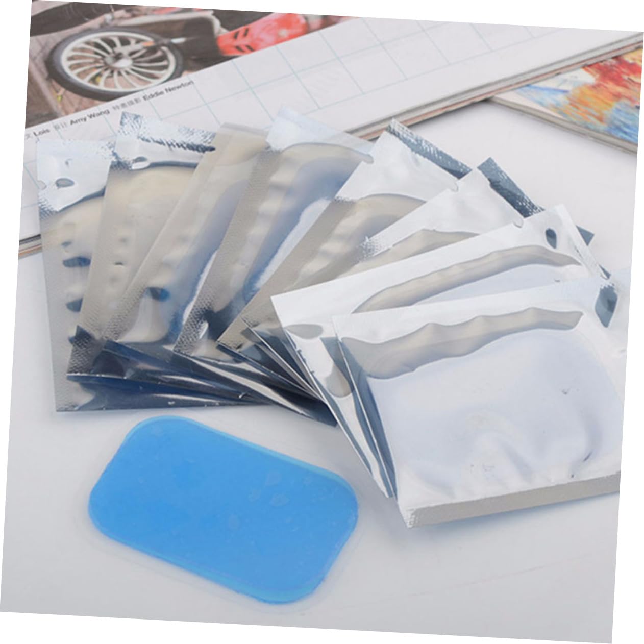 GLEAVI 90 Stk fitness matte fitness pads gym pads Gelpads für Bauchtoner Trainingsgeräte Gelpads für Bauchstimulatoren Ersatz-Gelpads intelligent Fitness-Aufkleber Fitnessgeräte Gel-Pad