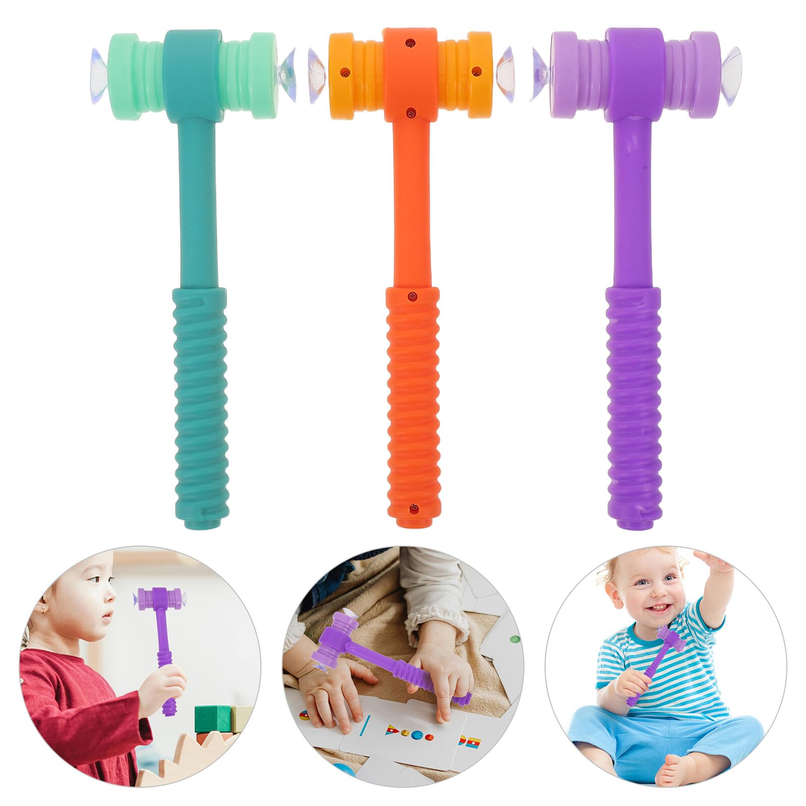 Juego de 6 Mazos de Juguete de Desarrollo Temprano para Niños Ventosas de Plástico, Portátil y Adecuado para Actividades al Aire Libre y Halloween