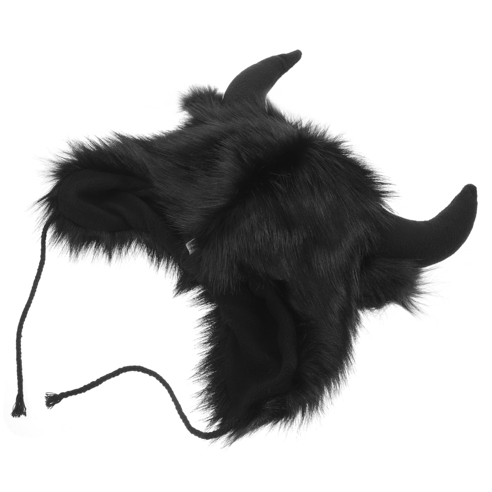 FOMIYES Tapa Del Oído De Bocina Fiesta Diadema Con Orejas De Animales Sombreros De Halloween Sombrero De Dibujos Animados Sombrero De Animales Disfraz Negro Poliéster