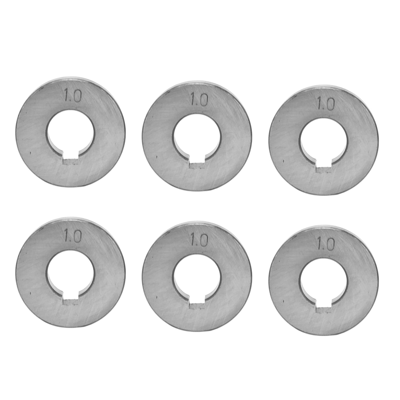 10Pcs Welder Wire Feed Roller 1.0 1.2mm Groove for ZK Welding Machine, High Strength Bearing Steel Material, Stable Performance, Long Service Life, for Electronic Appliances,