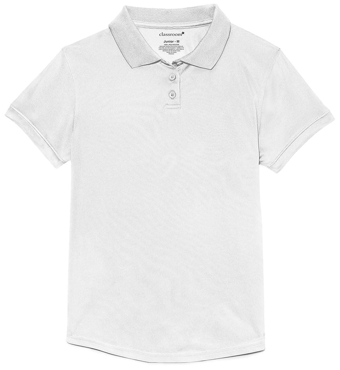 Classroom School Uniforms Big Girl's Girls Fit Moisture Wicking Polo Shirt