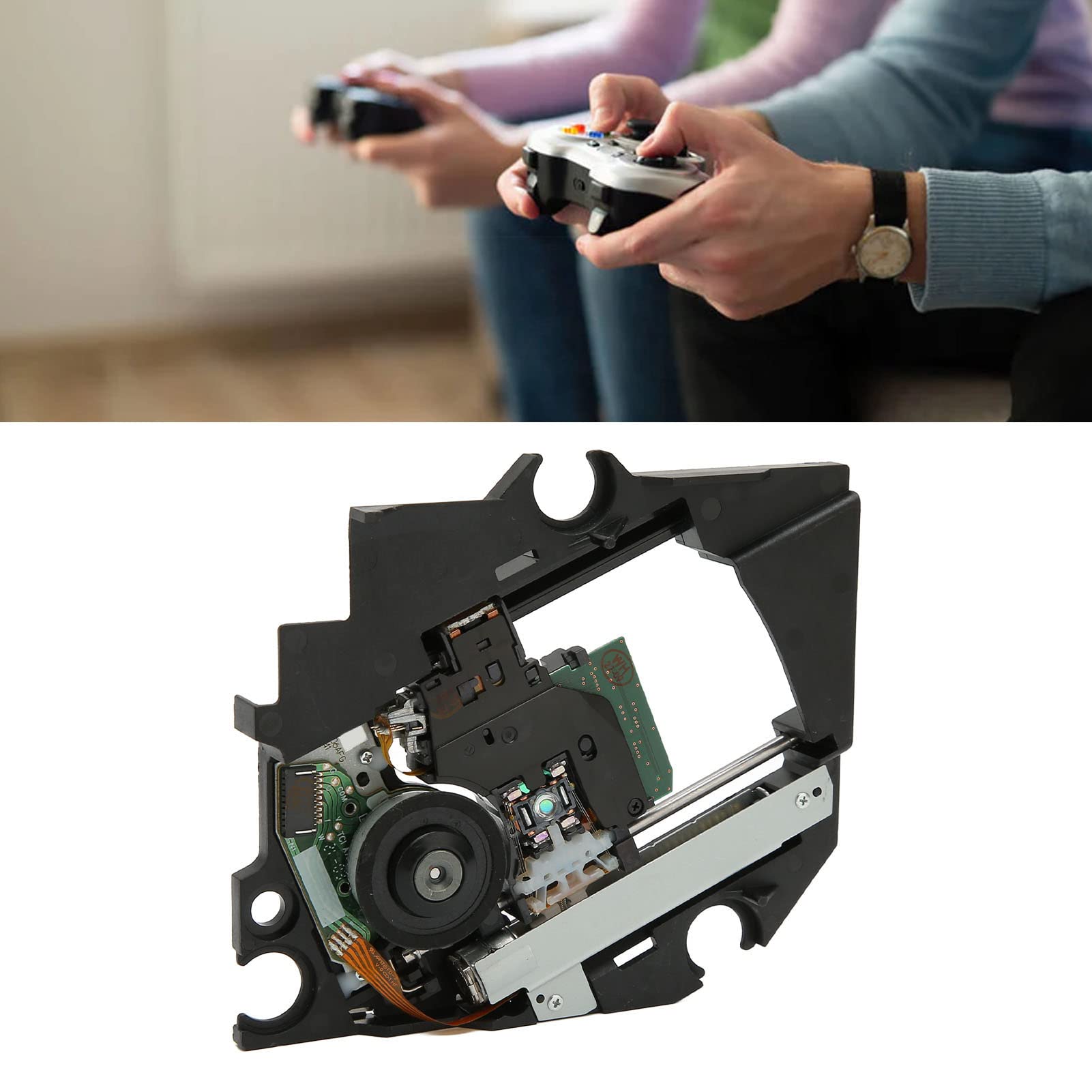 Parte di Ricambio a Console di Gioco, Parte di Ricambio 'obiettivo a Console di Gioco Testa 'obiettivo Ottico con Meccanismo a Ponte Adatto per KEM 497AAA