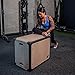 ABMAT Plyometric Box 3 in 1 Protective Foam and Non Slip Wood plyo Box for Jump Training and Conditioning, Protect Your Shins from Injury!