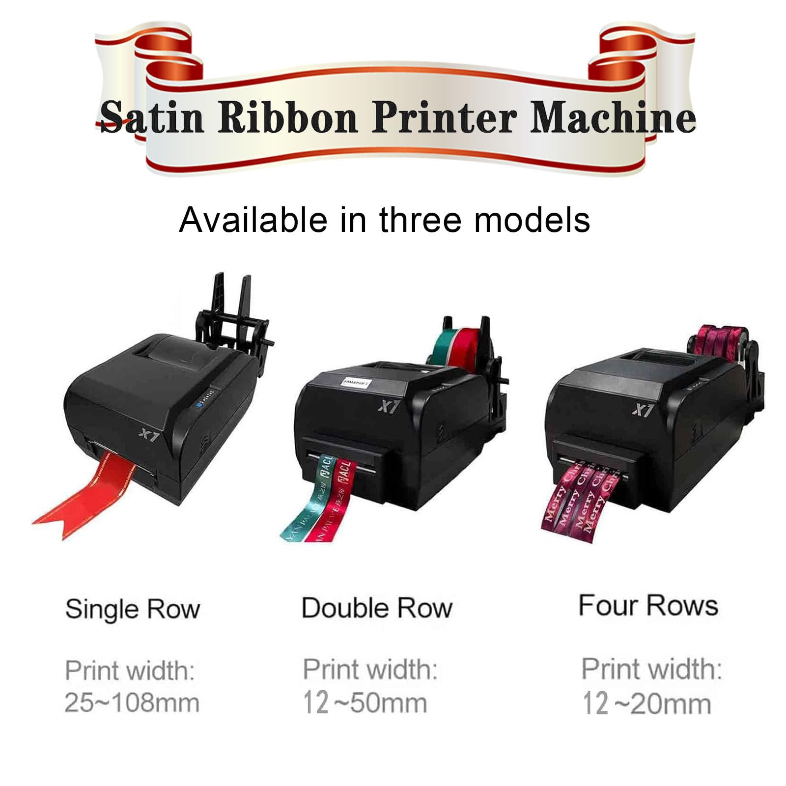 Personalized Ribbon Printing Machine Ribbon Printers | PRINT IN ANY